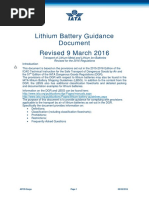 IATA Lithium Battery Guidance Document 2016