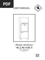 Getinge 46-x Washer Disinfector - User Manual PDF