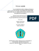 Perencanaan Gedung Sewa Perkantoran Perusahaan Start-Up Di Bidang Industri Kreatif Kota Pontianak