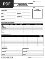 Agreement Job Form