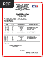 Class Program g6