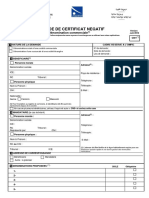 1 - Formulaire de Demande de Certificat Négatif - Dénomination - CN1