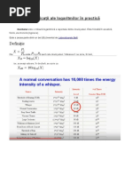 Aplicaţii Ale Logaritmilor În Practică