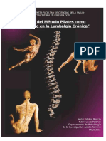 Metodo Pilates Frente Lumbagia Cronica