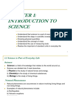 Chapter 1 - Introduction To Science