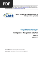 Configuration Management (CM) Plan