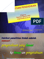 Materi Metodologi Penelitian Pendidikan