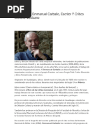 Biografía de Emmanuel Carballo