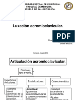 Luxación Acromioclavicular.