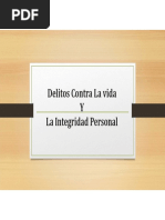 1-Delitos Contra La Vida y La Integridad Personal