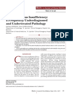 Chronic Venous Insufficiency: A Frequently Underdiagnosed and Undertreated Pathology