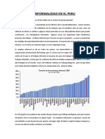 La Informalidad en El Peru