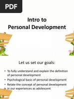 Intro To Personal Development