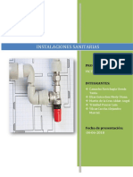 Informe - Instalaciones Sanitarias Upn