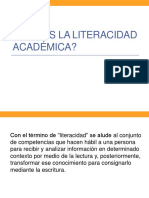 1 - Qué Es La Literacidad Académica