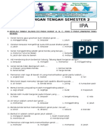 Soal UTS IPA Kelas 3 SD Semester 2 (Genap) Dan Kunci Jawaban