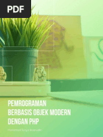 Pemrograman Berbasis Objek Modern Menggunakan PHP