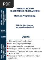 11 - Modular Programming