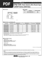 Chip Inductor (Chip Coil) : Power Inductor (Wire Wound Type) LQH55P Series (2220 Size)