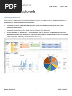 Advanced Excel - Excel 2016 Dashboards