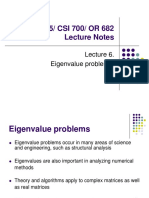 MATH 685/ CSI 700/ OR 682 Lecture Notes: Eigenvalue Problems