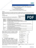 Application of Polymers in Denture and Its Developments