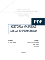 Historia Natural de La Enfermedad