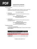 DOSIFICACIÓN Hormigon Presfor Proyecto