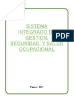 Sistema Integrado de Gestion Seguridda y Salud Ocupacional