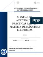 Manual de Actividades Prácticas Máquinas Eléctricas 2 PDF