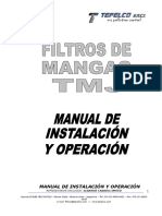 Manual de Instalacion y Operacion Filtros de Mangas TMJ