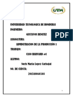 Caso Harvard 1 Administración de La Producción