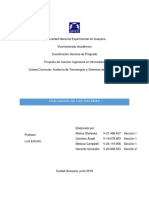 Evaluacion de Los Sistemas