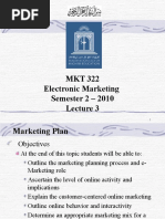 MKT 322 Electronic Marketing Semester 2 - 2010