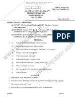 B.Tech (ME, AE, ANE, IE) (Sem.-3) Machine Drawing: M-54026 PAGE:-1