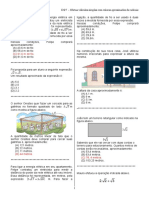 D27Efetuar Cálculos Simples Com Valores Aproximados de Radicais