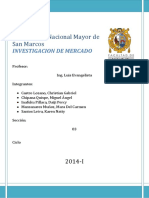 Trabajo de Investigacion de Mercado PDF