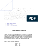 Nomenclature Is The Systematic Naming of Chemical Compounds