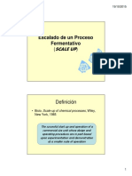 Escalado de Un Proceso Fermentativo