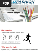 Motion Analysis: Seminar On