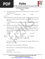 Csir Net - Fiziks - December 2017 With Solution