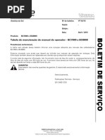 BS 43 - 15 - BC7800 e BC8800 - Tabela de Manuteno Do Manual Do Operador