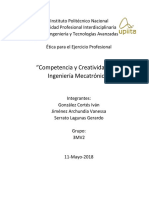 Competencia y Creatividad en La Ingeniería Mecatrónica Final