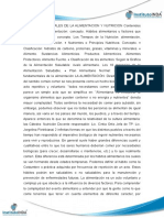 Aspectos Generales de La Alimentacion y Nutricion