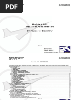 Module 03-05 Electrical Fundamentals: DC Sources of Electricity