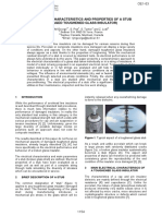 Electrical Characteristics and Properties of A Stub (Damaged Toughened Glass Insulator)