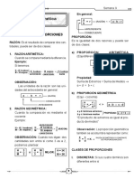 Aritmética: Razones Y Proporciones