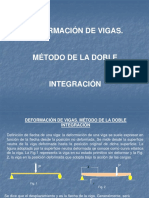 Deformacion de Vigas Metodo de La Doble Integracion