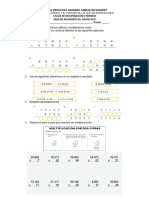 Taller de Recuperación Matemáticas Grado 4°