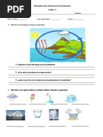 Prueba de Ciencias Naturales Coef 2 Segundo Basico